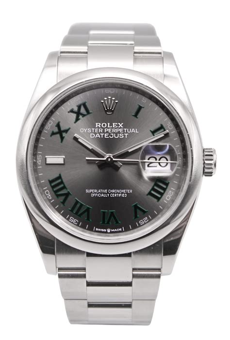 rolex wimbledon 36mm price|vintage Rolex datejust 36mm.